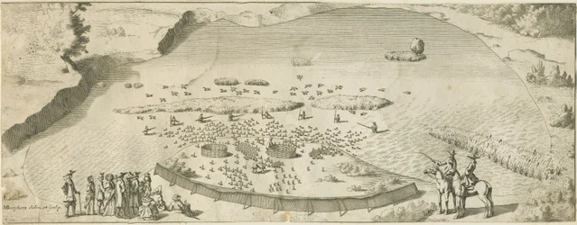 ハイ・オフリー-シェベン・プール：彫刻、ND [1653-1686] (プリント)