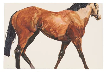 無題、2018年（紙に水彩画）