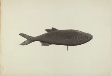 魚の風見鶏、1939年頃。
