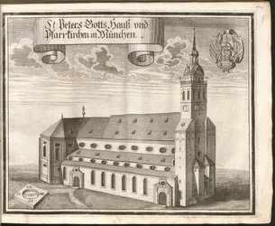 ドイツ語：St Peters Gotts Haußとミュンヘンの小教区教会