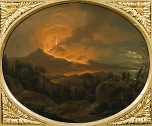 ベスビオ火山の噴火