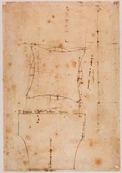 首都の平面図と立面図（16世紀）