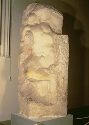 奴隷の目覚め、1520-23年頃（大理石）