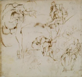 スケッチブックのページ、c1490-1560