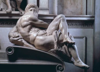 ジュリアーノデメディチの墓、1日の詳細、1520〜33大理石