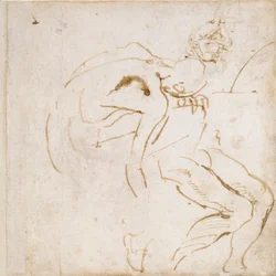 2 つの部分図研究、c1490-1560