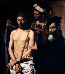 Ecce homo ミケランジェロ・メリージ・デットト・カラヴァッジオの絵画（カラヴァッジオは