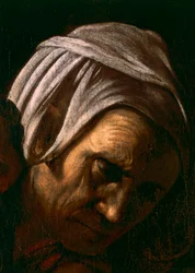 洗礼者ヨハネの頭を受け取るサロメ 詳細 1607-10年 油彩・テンペラ・キャンバス