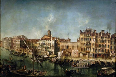 フォンダメンタデルビン、1736-1737年からの大運河の眺め。
