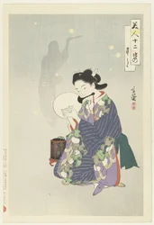 5ヶ月目 さつき（オブジェクトのタイトル） 12人の美女（シリーズタイトル） 美人十西