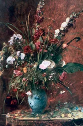 大きな花の静物、1881年