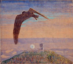 Ciurlionis、Mikalojus Konstantinas (1875-1911) によるおとぎ話 II。 紙にテンペラ、サイズ: 62.2x71.9