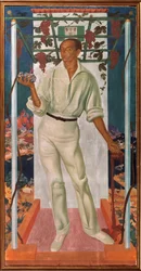 メキシコ人芸術家ロベルト・モンテネグロ・ネルボ（1887-1968）の肖像