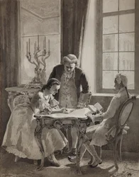 女帝エカチェリーナ 2 世のロシア語の授業、1894 年