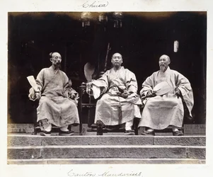 カントン・マンダリン 1860年代頃 （アルビネン・プリント） C.1860s