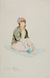 ギリシャの少女巡礼者、1844 年。