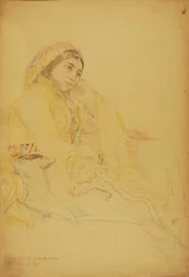 コンスタンティノープルのトルコ婦人