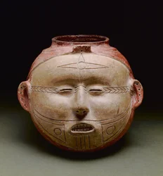 人間の受像器、ミシシッピー州後期、1300-1500（セラミック）