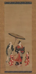 パレードの娼婦、1730 年代後半から 1740 年代前半。