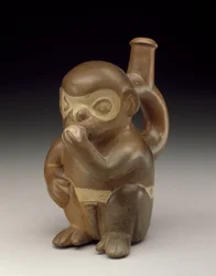 モンキーベッセル、西暦50-100年（スリップ付きセラミック）