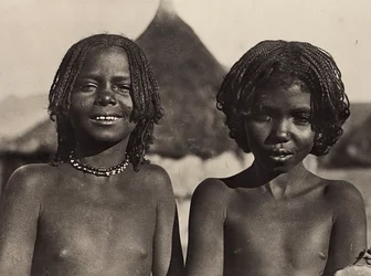 ファシズムの時代に帝国を築く。エリトリアのマリア女史、1936年09月05日（モノクロ写真