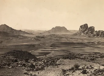ファシスト時代の帝国建設セナフェの谷、1936年9月5日（モノクロ写真