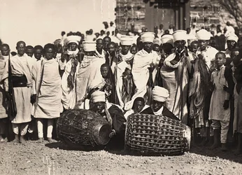ファシズムの時代に帝国を築く：マスカルの祭り、1936年09月05日（モノクロ写真