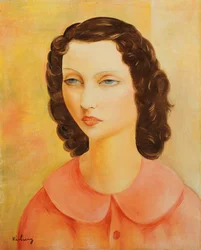少女の肖像；モイーズ・キスリング（1891-1953）