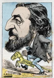 フランスの政治家、アルフレッド・ナケ（1834-1916）の肖像