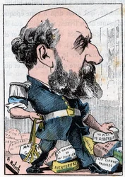 Guillaume Victor Augier (1820-1889) フランスの劇作家の肖像。