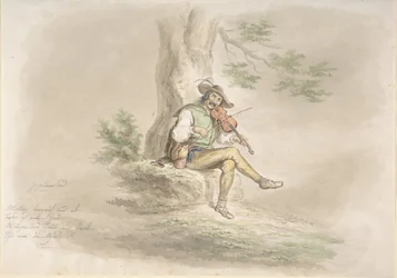 ジプシー・フィドラー、1858年。