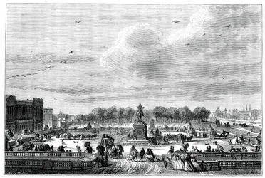 ルイ15世のフランス宮殿の庭園、1763年1885年。