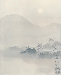 谷の夕霧c1801