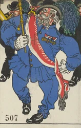 色の奉献、1911年。
