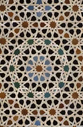 Bou Inania Madrasa、ゼリーのタイル細工（セラミック）