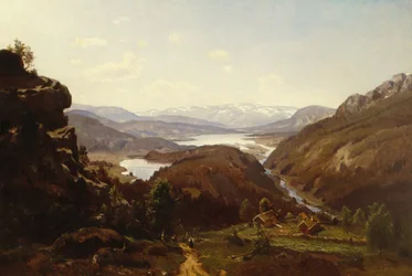 Hallingdal 1871 の Al 方向の眺め