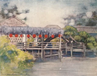 「日当たりの良い庭」、c1887、1901