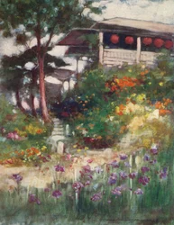 「菖蒲園」、c1887、1901