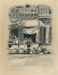 デリーのバザール、1903