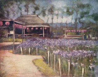 「アイリスガーデン」、c1887、1901
