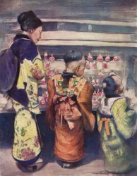 「砂糖水ストール」、c1887、1901