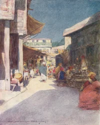 狭い通り、1905