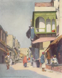 狭い大通り、1905
