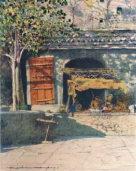 赤いシャッター、1905