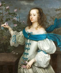 Beata Elisabet von Koenigsmarck 1637-1723、1654 年頃の肖像。