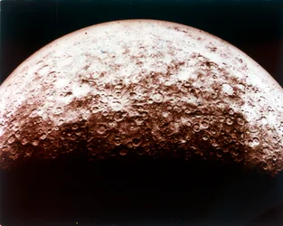 水星の表面。