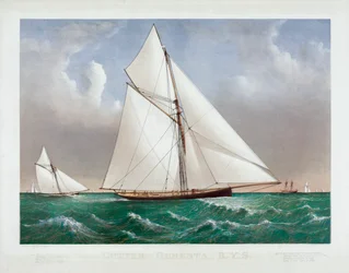 Currier & IvesのThe Cutter Genesta