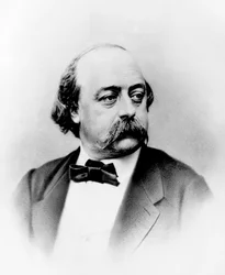 Gustave Flaubert (1821-1880) ranskalainen kirjailija n. 1875, kuva Nadar
