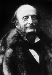 ジャック・オッフェンバック（1819-1880）フランスの作曲家（白黒写真