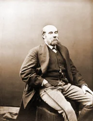 ガボローとポンソン・デュ・テレールの時代のファイルトニスト、ポール・フェヴァルのポートレート（1817-1887年）（写真